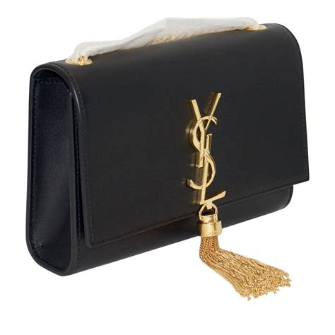 ysl black patent leather makeup bag|saint laurent bag with tassel.